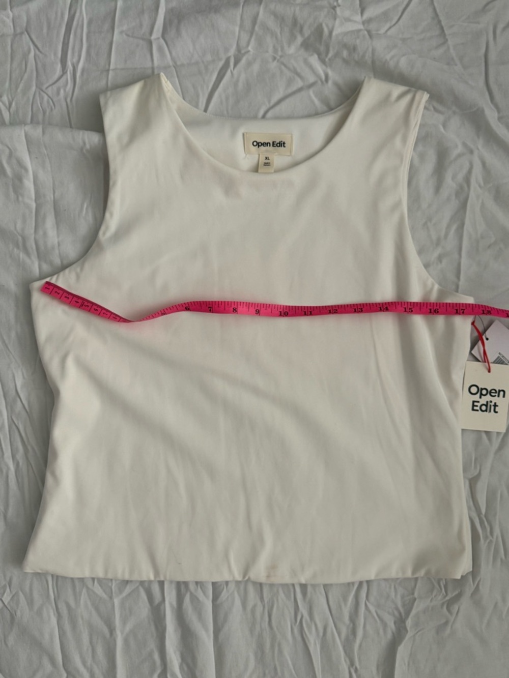 Open Edit Ivory Cloud Tank Top Size XL - Picture 5 of 7